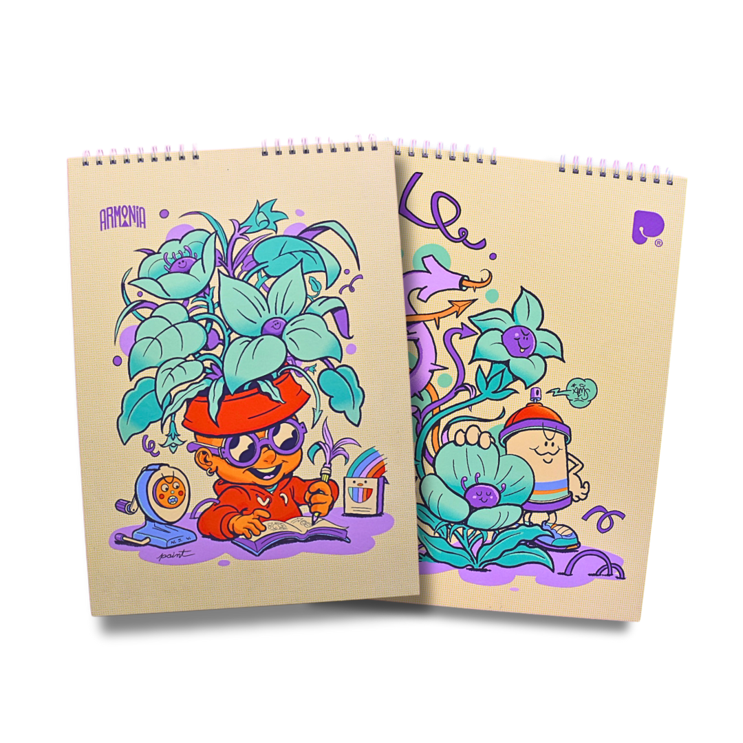CUADERNO DE DIBUJO A4 PAINT